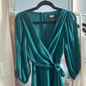 DKNY Emerald Long Sleeve Dress